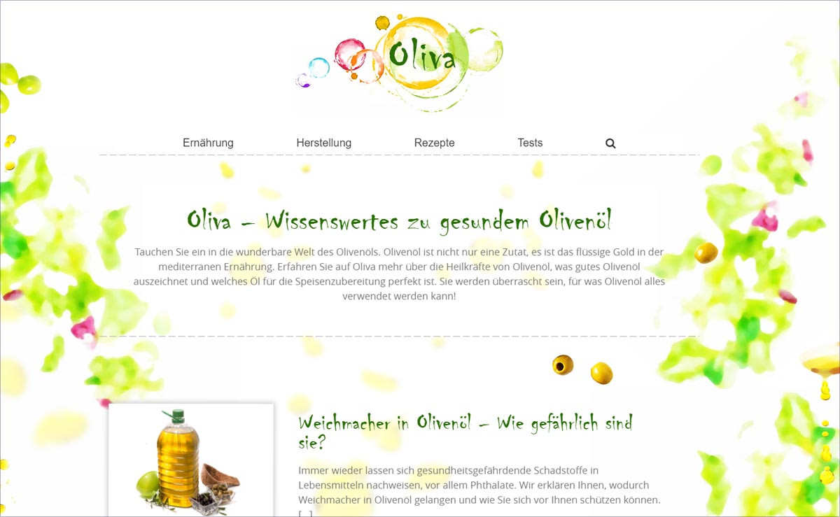 Case study Oliva - Wissen-Olivenoel.de