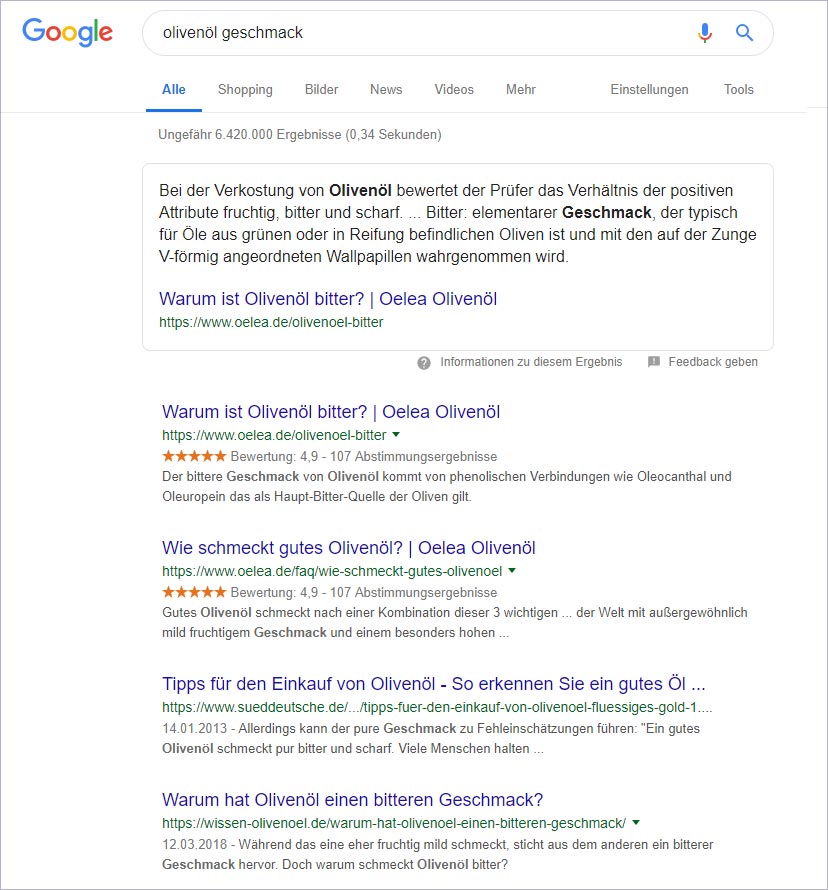 Search results for "Olivenöl Geschmack" | Position 4