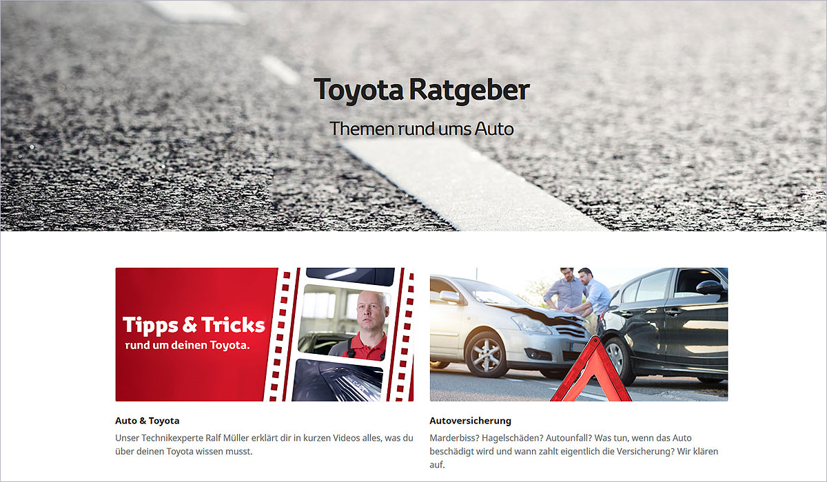 Case study Toyota: SEO and relevance optimization